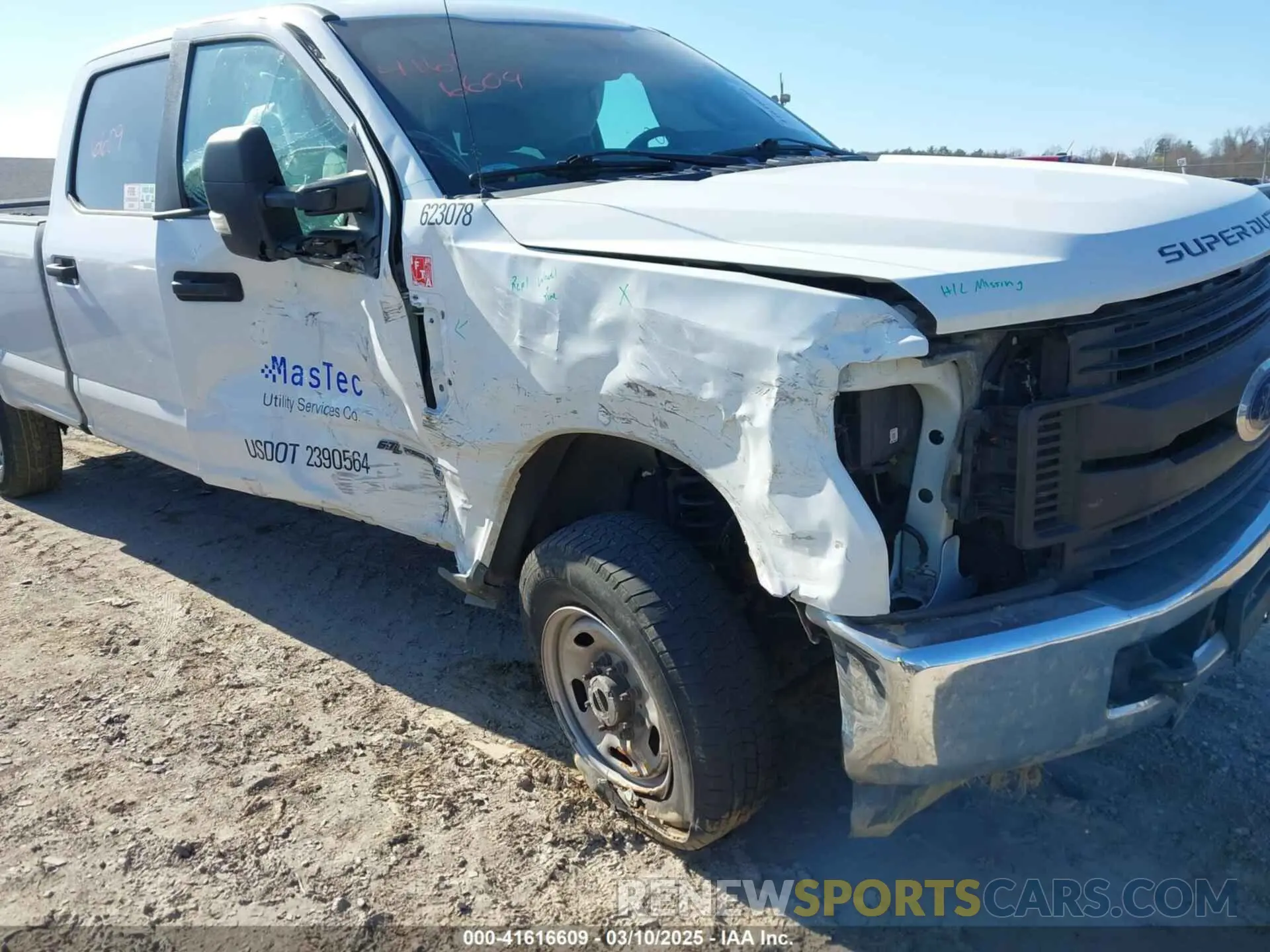 6 fotografías del automóvil dañado 1FT7W3BT7KEG49712 FORD F-350 2019