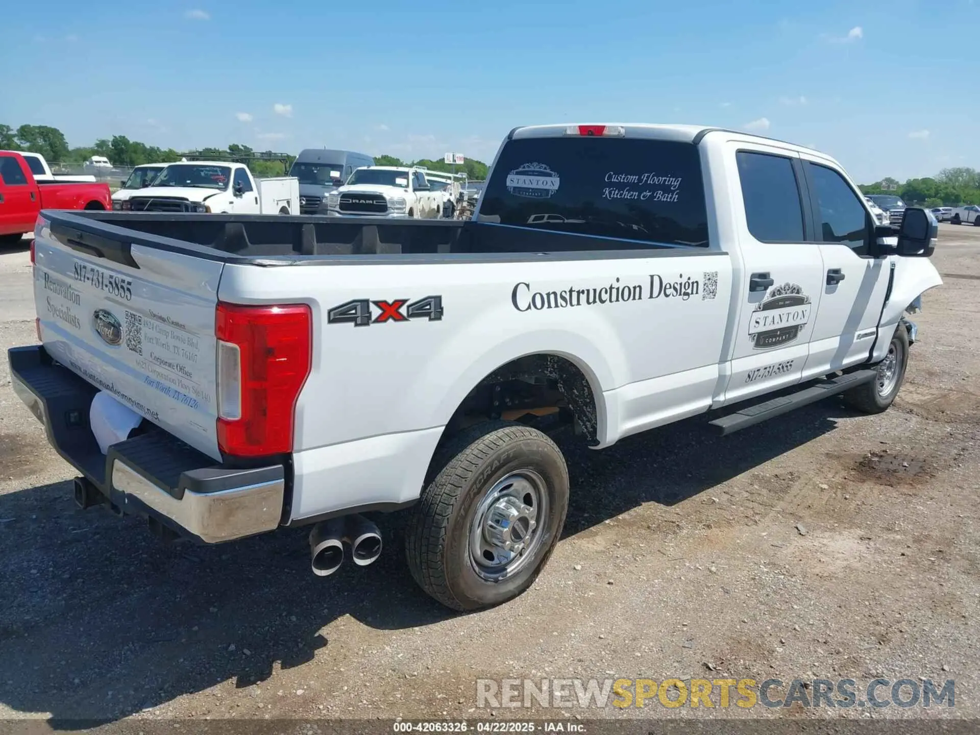 4 fotografías del automóvil dañado 1FT8W3BT5KEF01076 FORD F-350 2019
