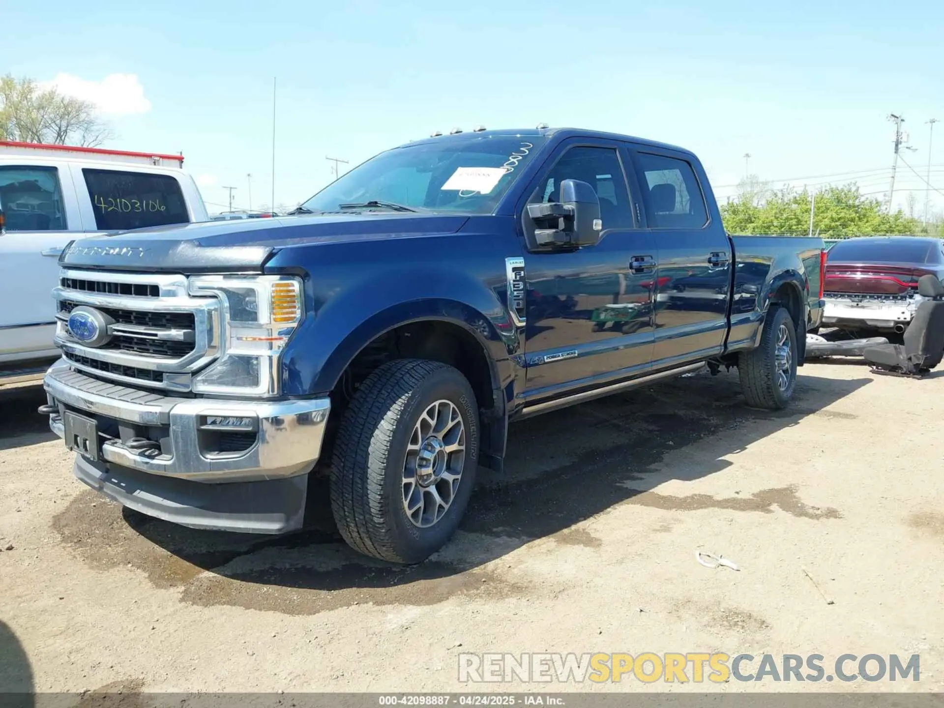 2 fotografías del automóvil dañado 1FT8W3BTXLEC38780 FORD F-350 2020