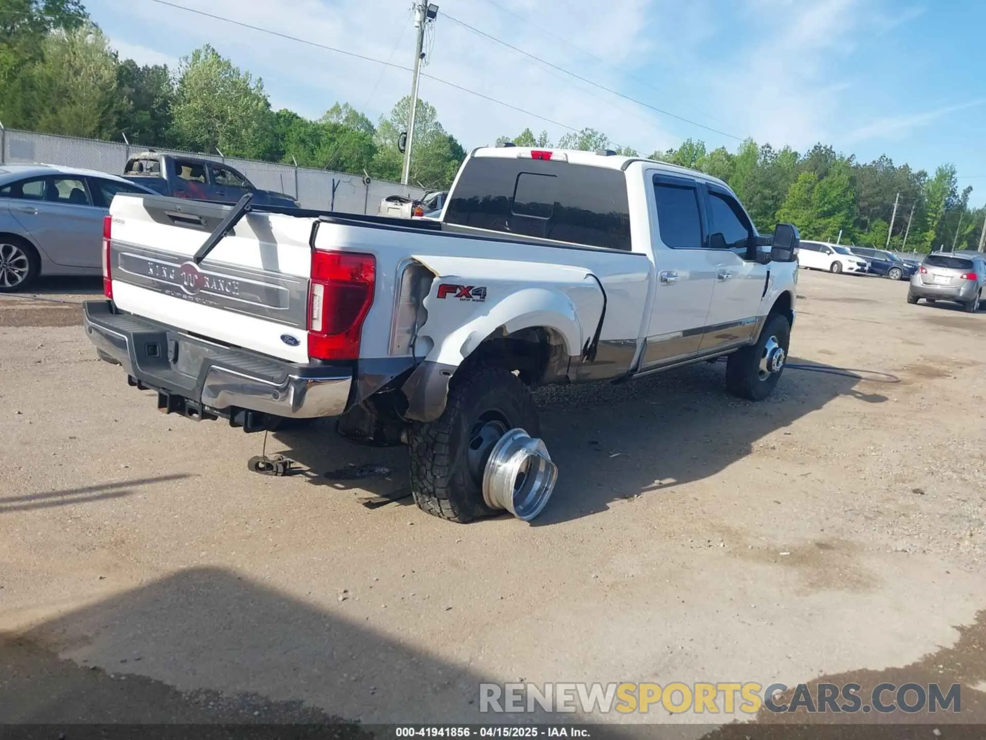 4 fotografías del automóvil dañado 1FT8W3DT8LEC91491 FORD F-350 2020