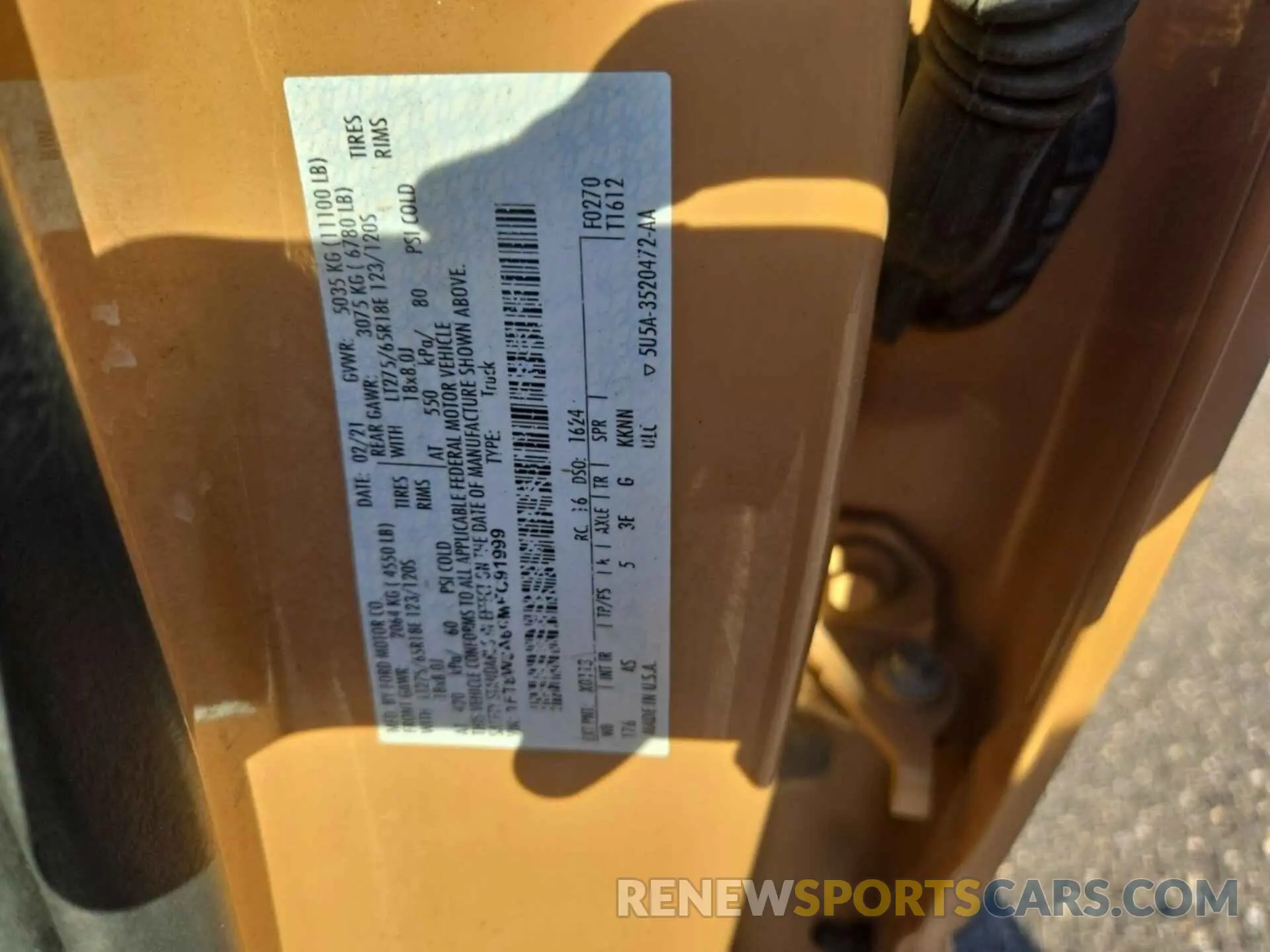 31 fotografías del automóvil dañado 1FT8W3A60MEC91999 FORD F-350 2021