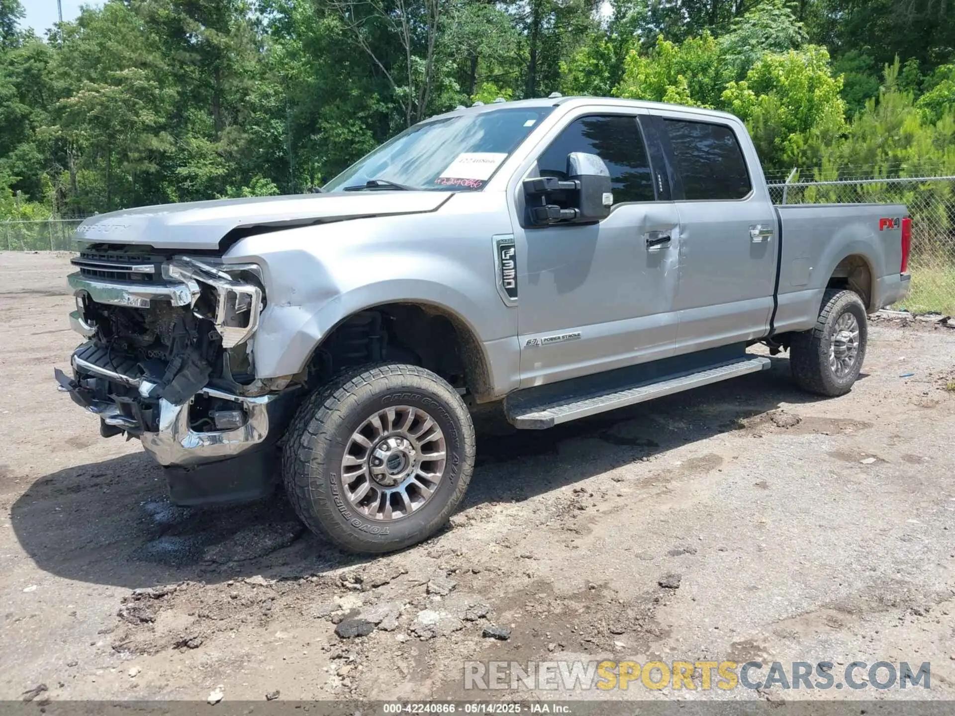 2 fotografías del automóvil dañado 1FT8W3BT4MED26886 FORD F-350 2021