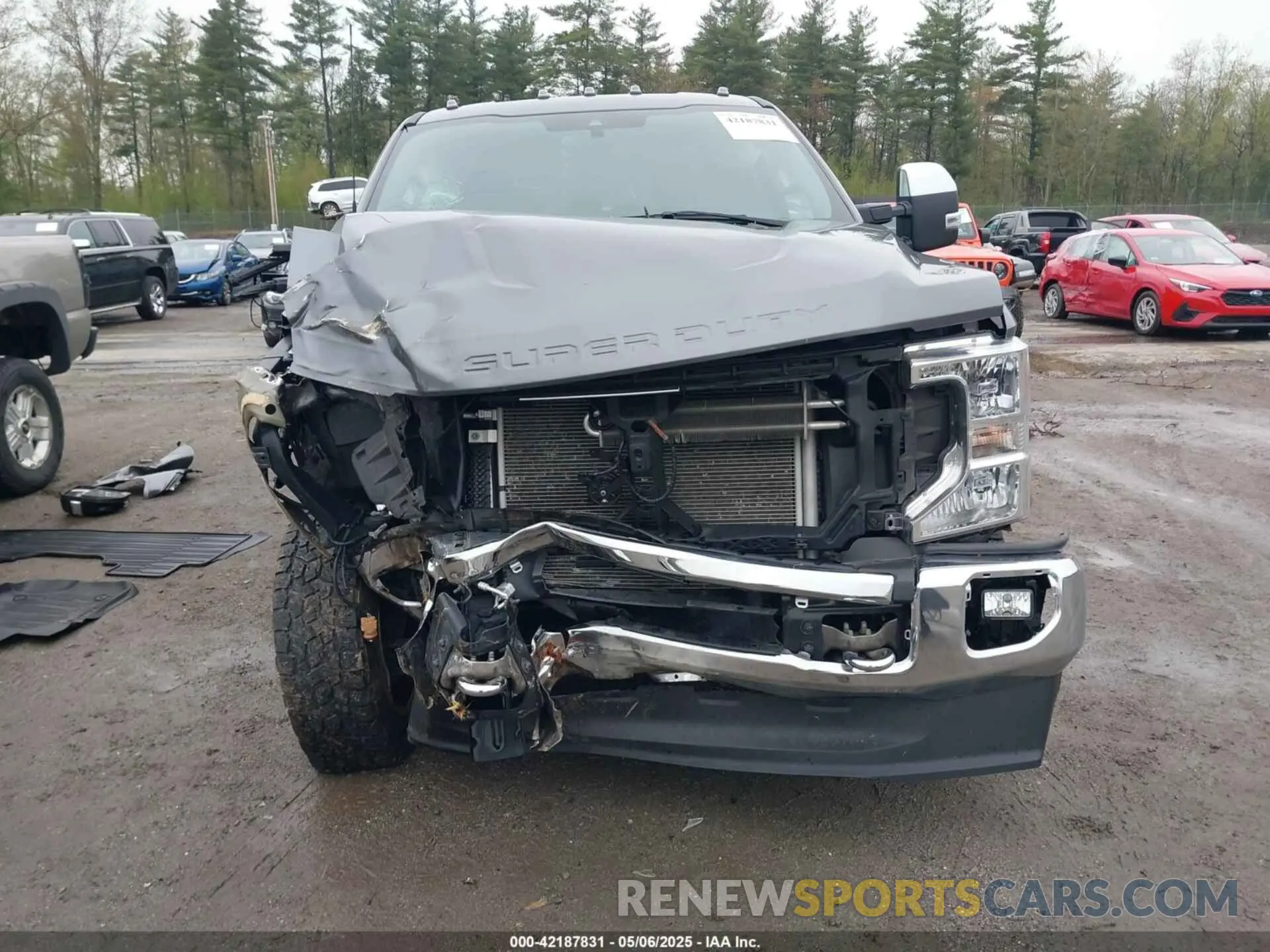 6 fotografías del automóvil dañado 1FT8X3BN7NEE11690 FORD F-350 2022