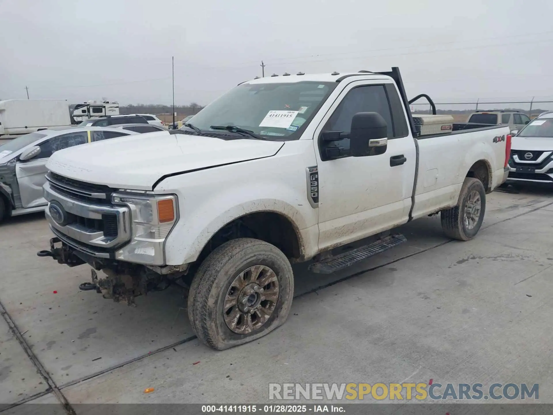 2 fotografías del automóvil dañado 1FTRF3B60NEG44133 FORD F-350 2022