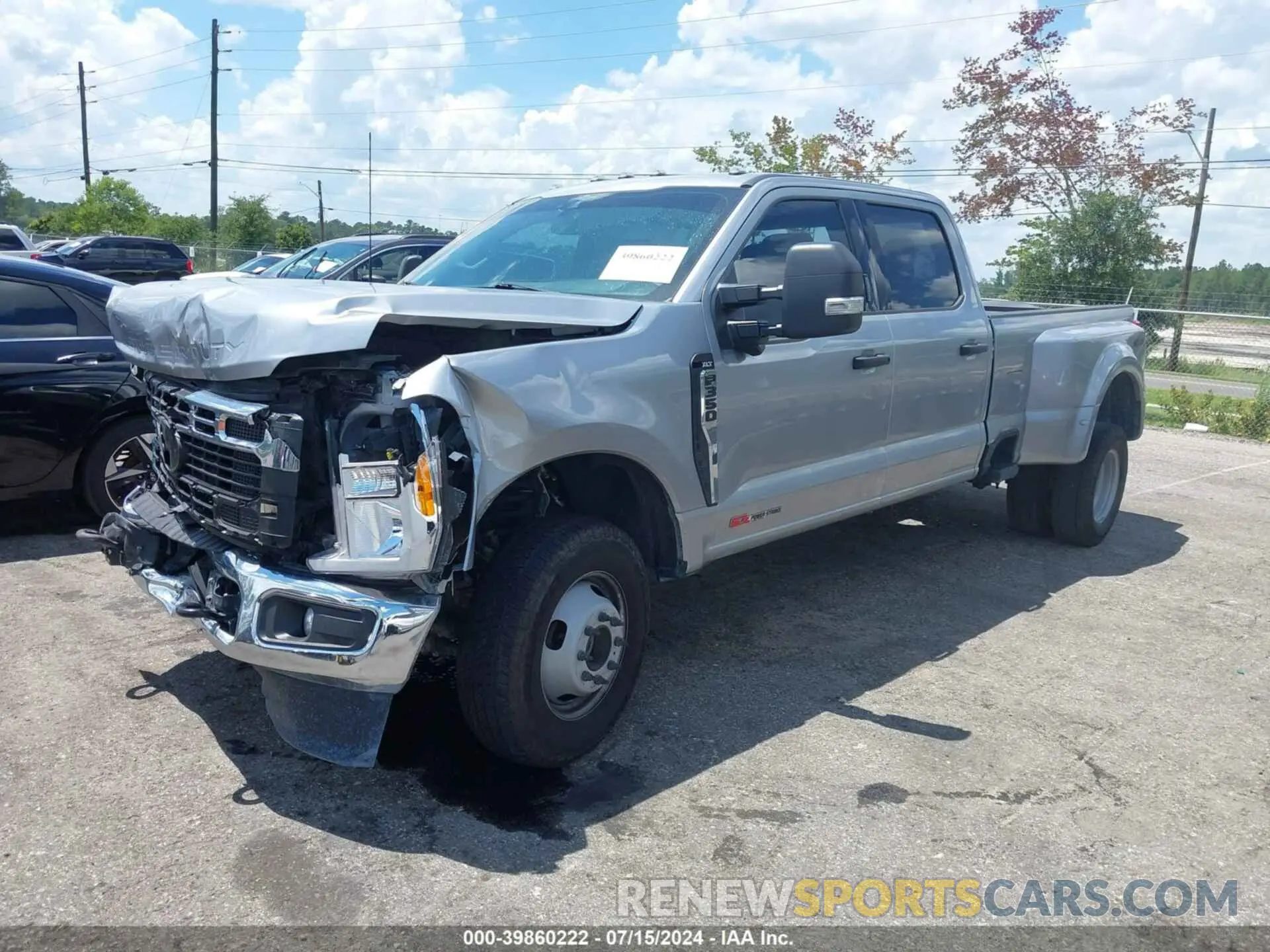 2 fotografías del automóvil dañado 1FT8W3DM8PEC20905 FORD F-350 2023