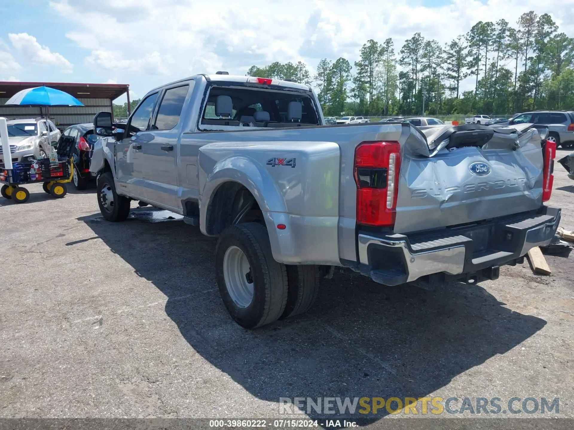 3 fotografías del automóvil dañado 1FT8W3DM8PEC20905 FORD F-350 2023