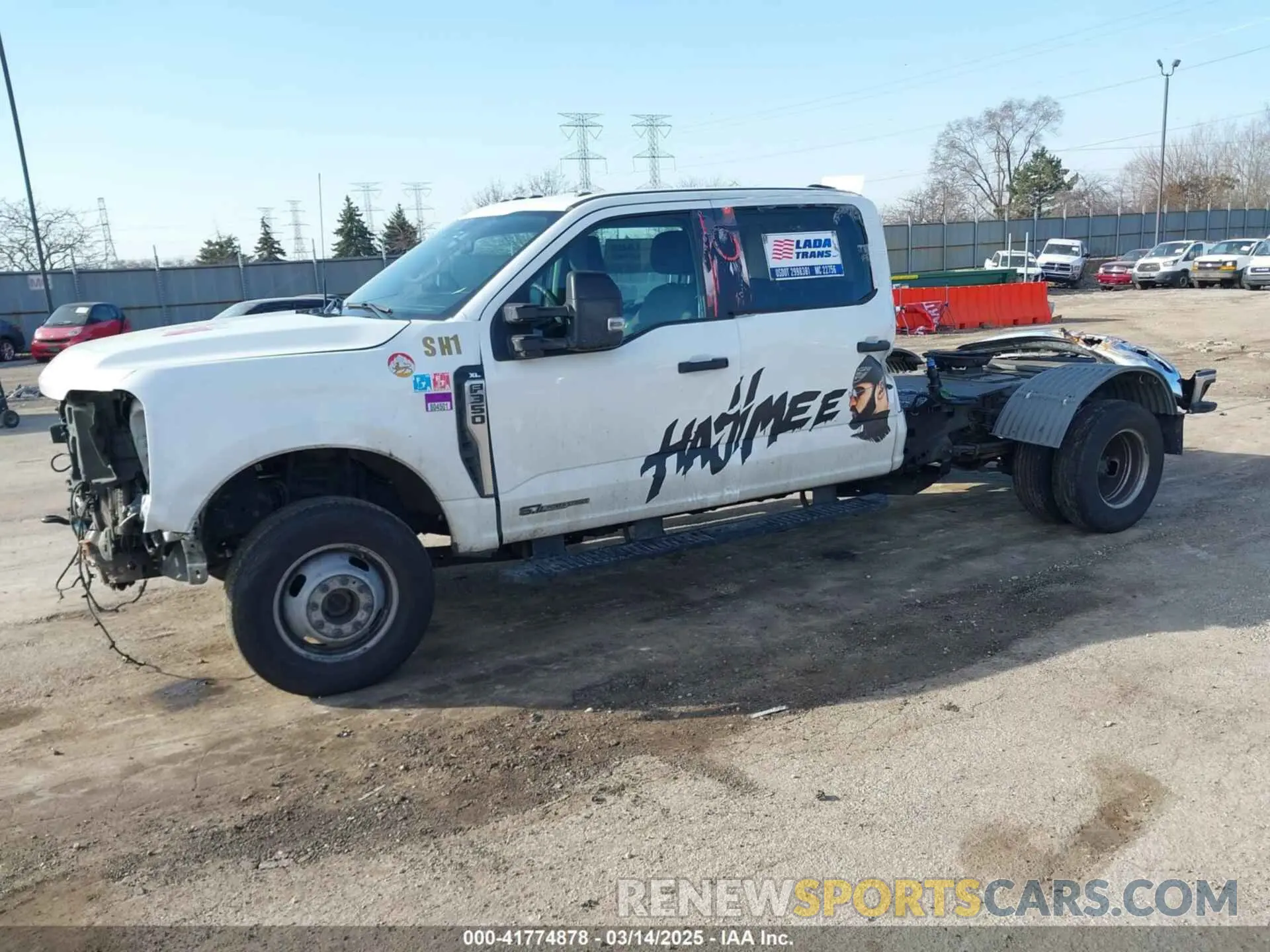 2 fotografías del automóvil dañado 1FT8W3DT1PEC85117 FORD F-350 2023