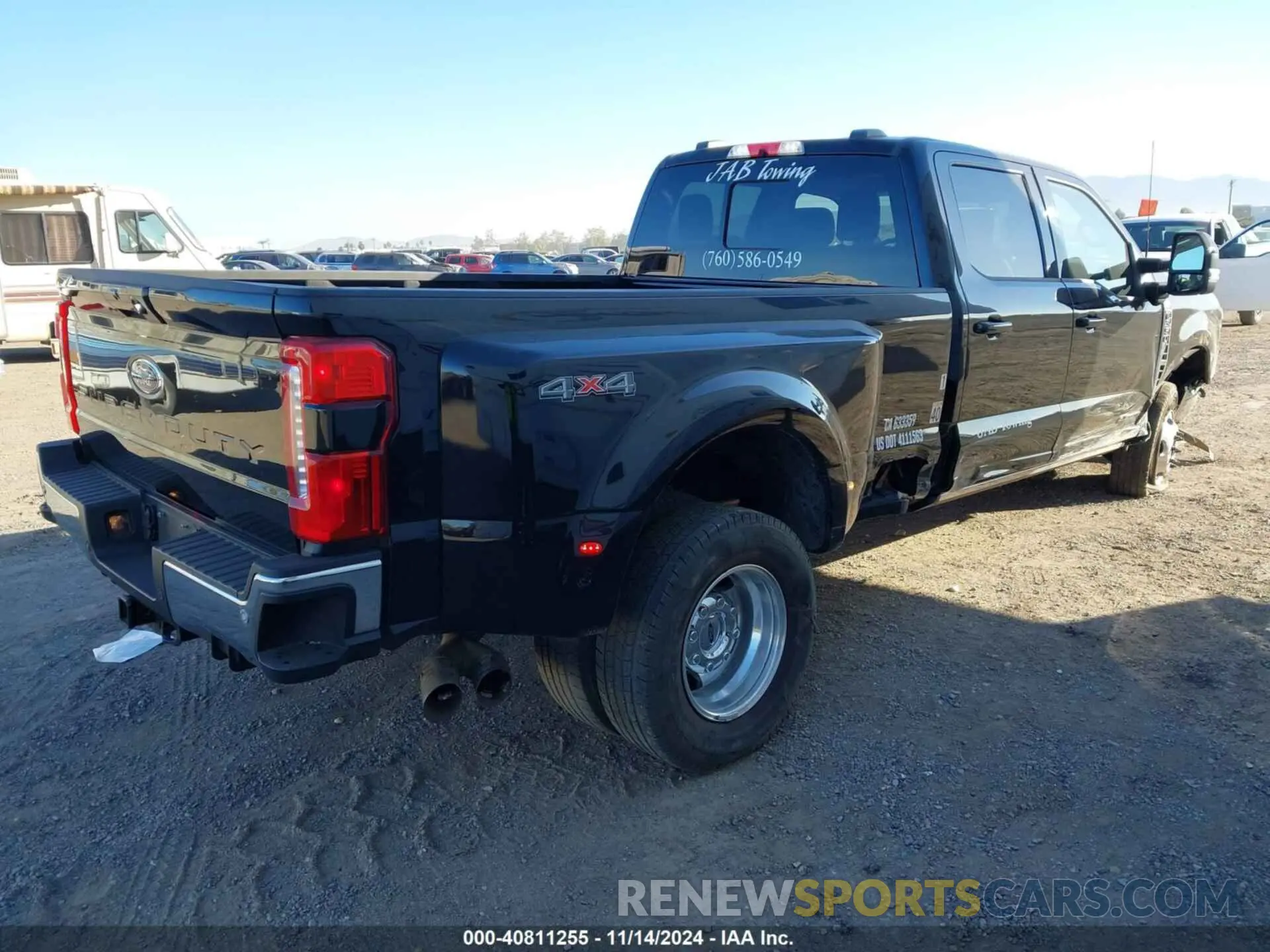 4 fotografías del automóvil dañado 1FT8W3DT1PED09996 FORD F-350 2023
