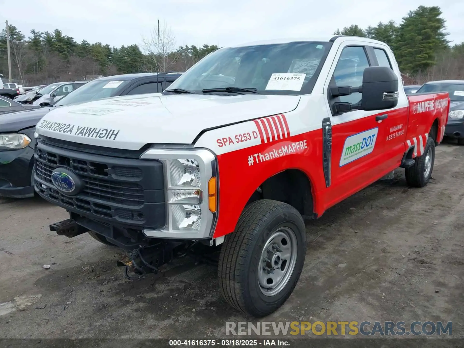 2 fotografías del automóvil dañado 1FT8X3BA0PED52594 FORD F-350 2023