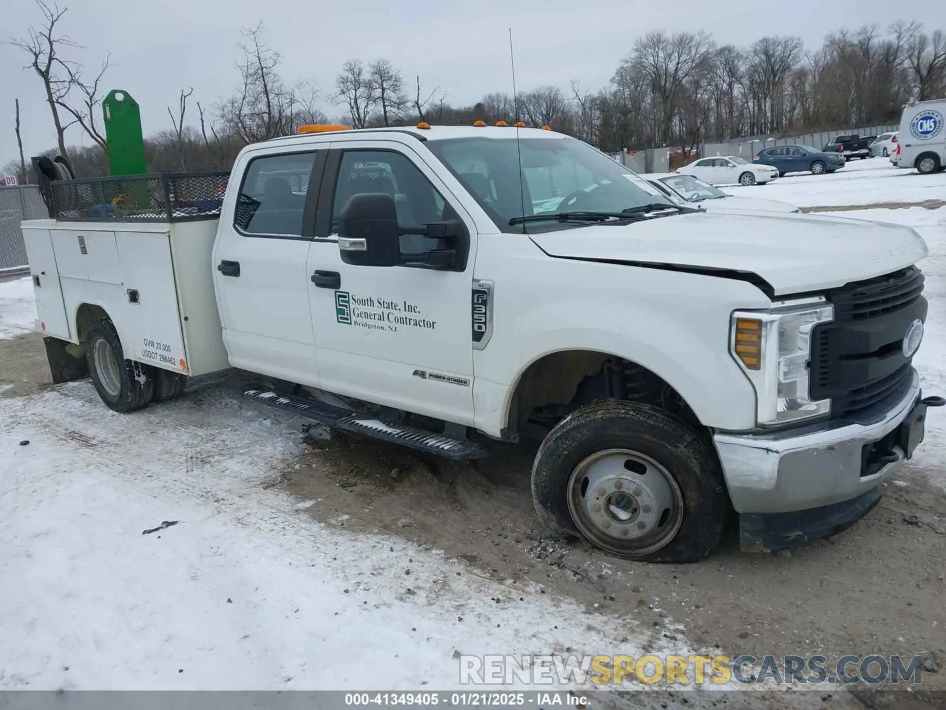 1 fotografías del automóvil dañado 1FD8W3HT8KEF61632 FORD F-350 CHASSIS 2019