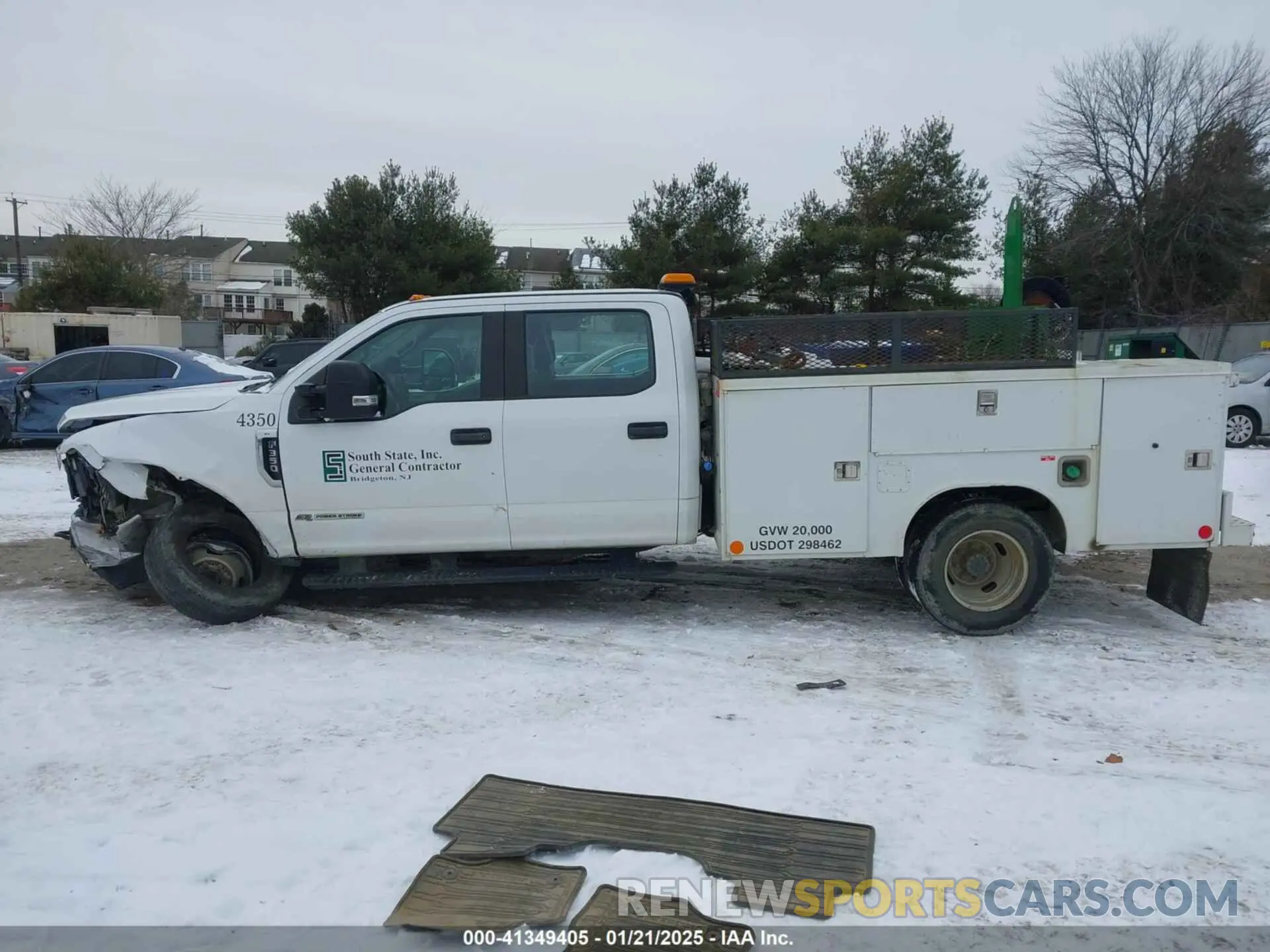 14 fotografías del automóvil dañado 1FD8W3HT8KEF61632 FORD F-350 CHASSIS 2019