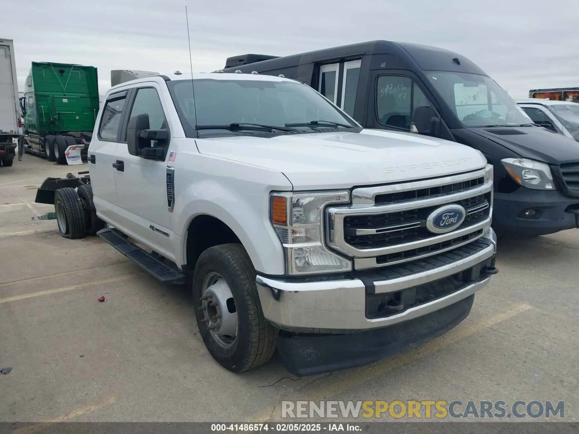 1 fotografías del automóvil dañado 1FD8W3HT8MEC45330 FORD F-350 CHASSIS 2021