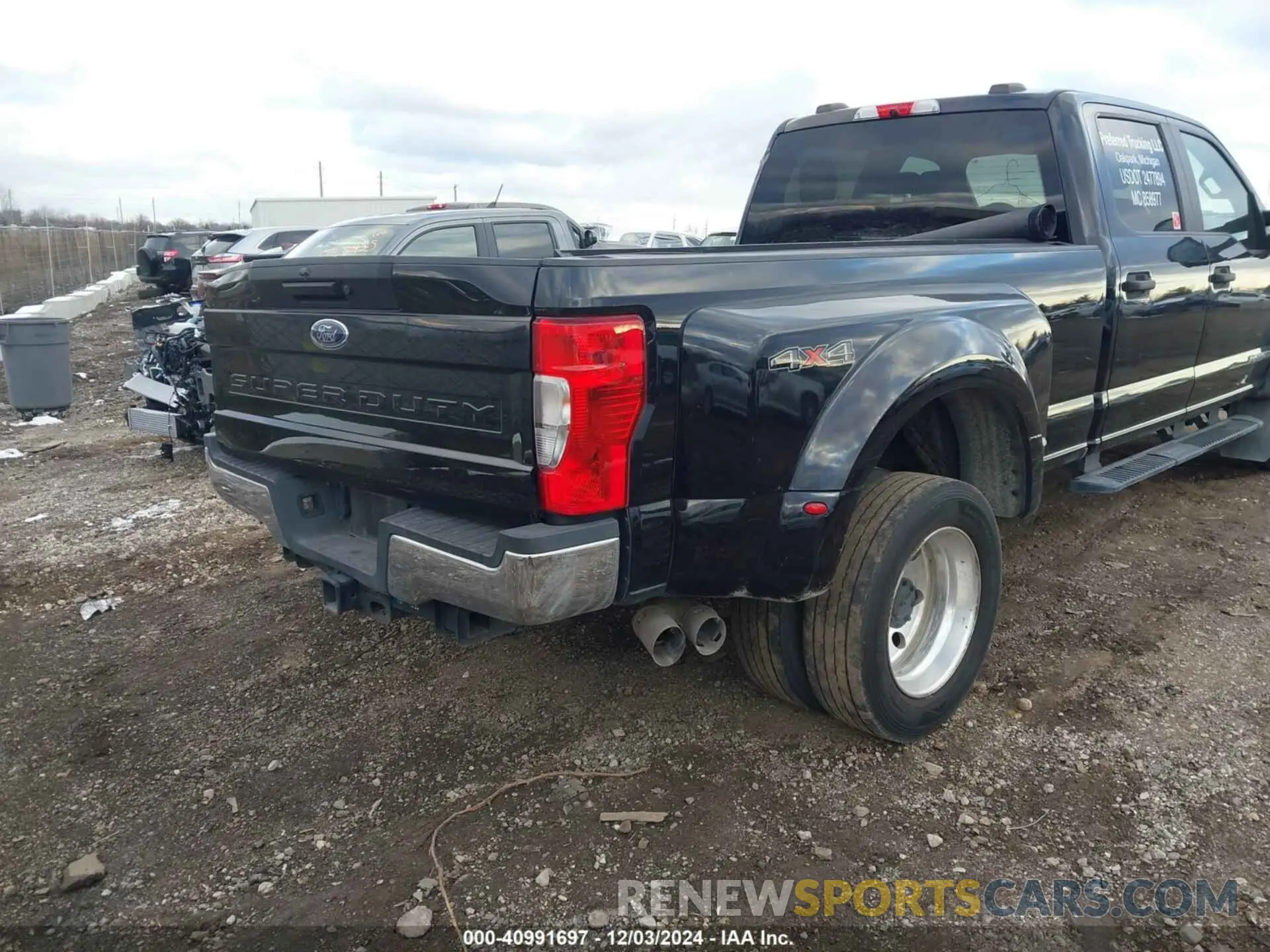 4 fotografías del automóvil dañado 1FT8W4DT5MEC35905 FORD F-450 2021