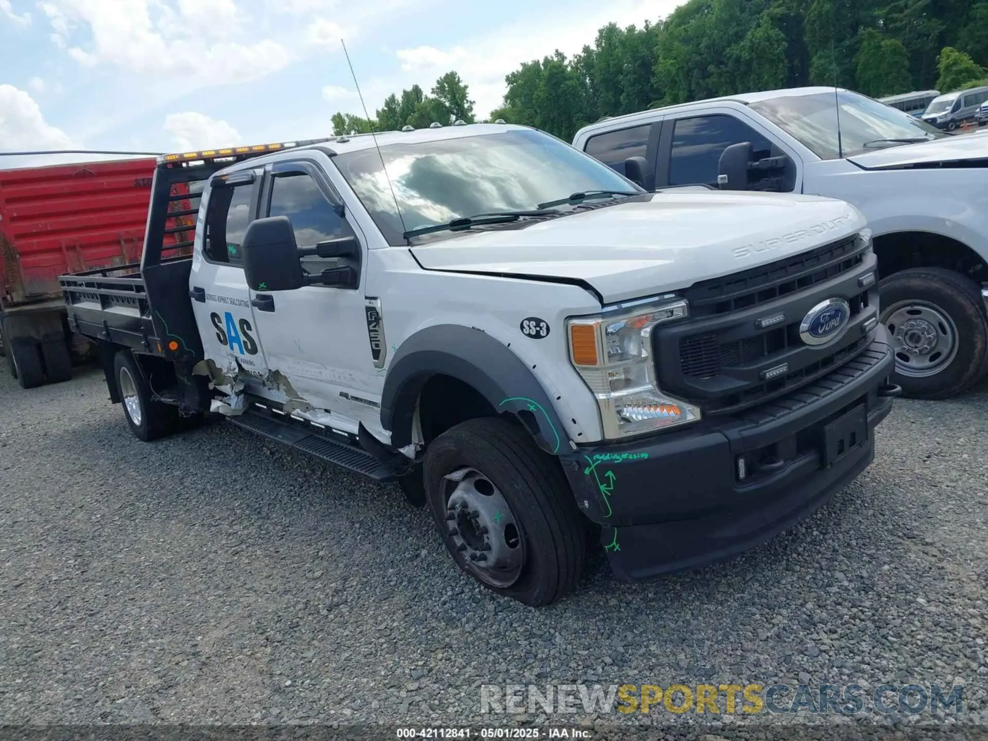 1 fotografías del automóvil dañado 1FD0W4HT5MEC67630 FORD F-450 CHASSIS 2021