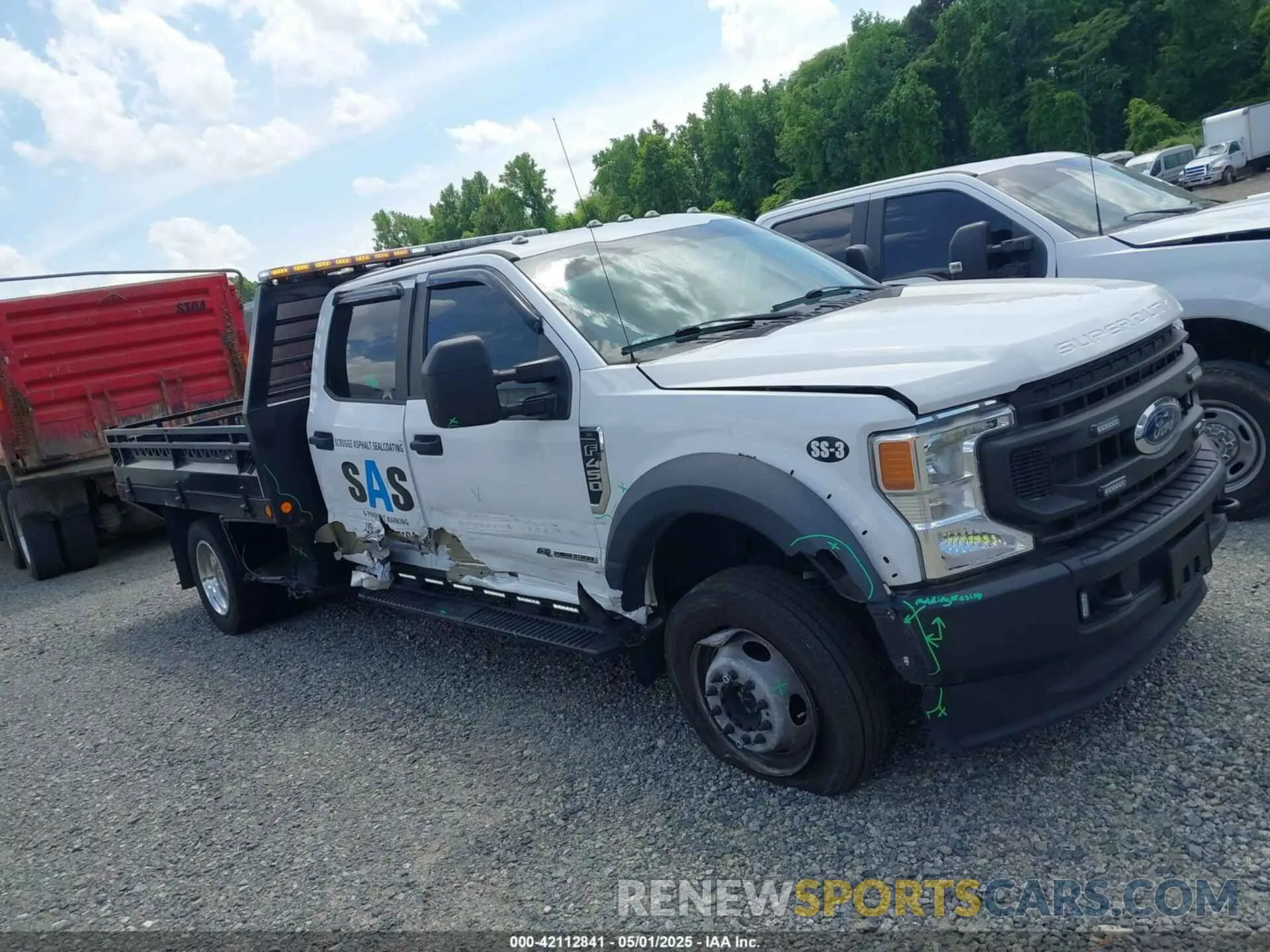 14 fotografías del automóvil dañado 1FD0W4HT5MEC67630 FORD F-450 CHASSIS 2021