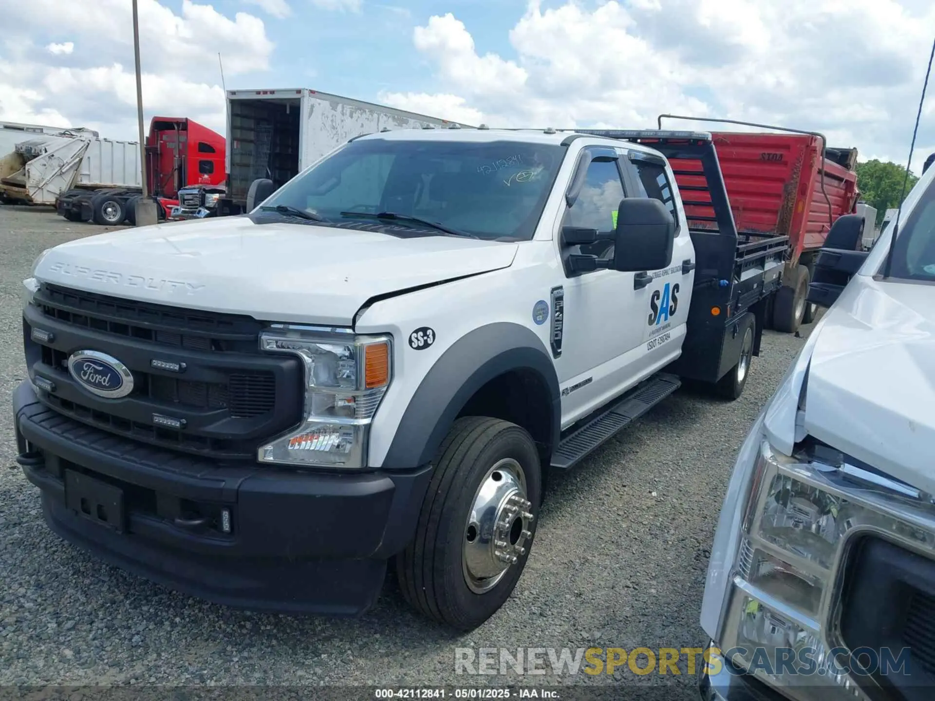 2 fotografías del automóvil dañado 1FD0W4HT5MEC67630 FORD F-450 CHASSIS 2021