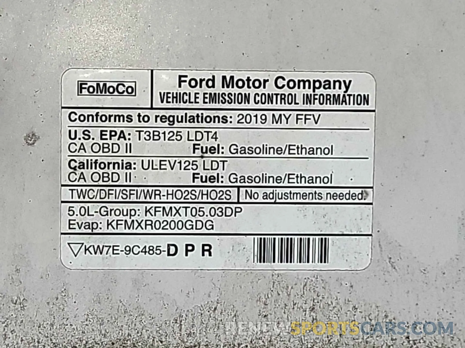 10 fotografías del automóvil dañado 1FTFW1E51KFD35061 FORD F150 2019