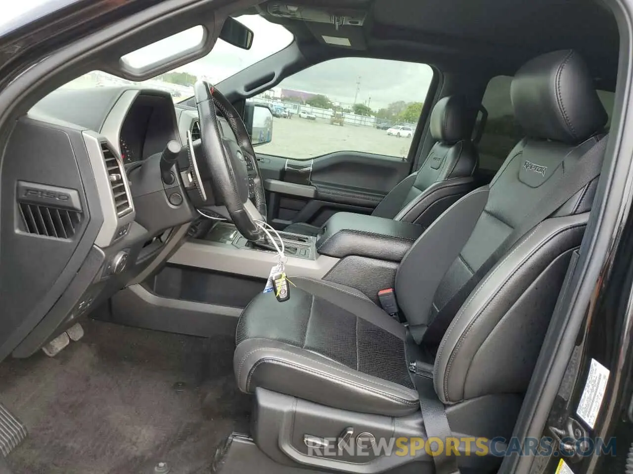 7 fotografías del automóvil dañado 1FTFW1RG0KFC87421 FORD F150 2019