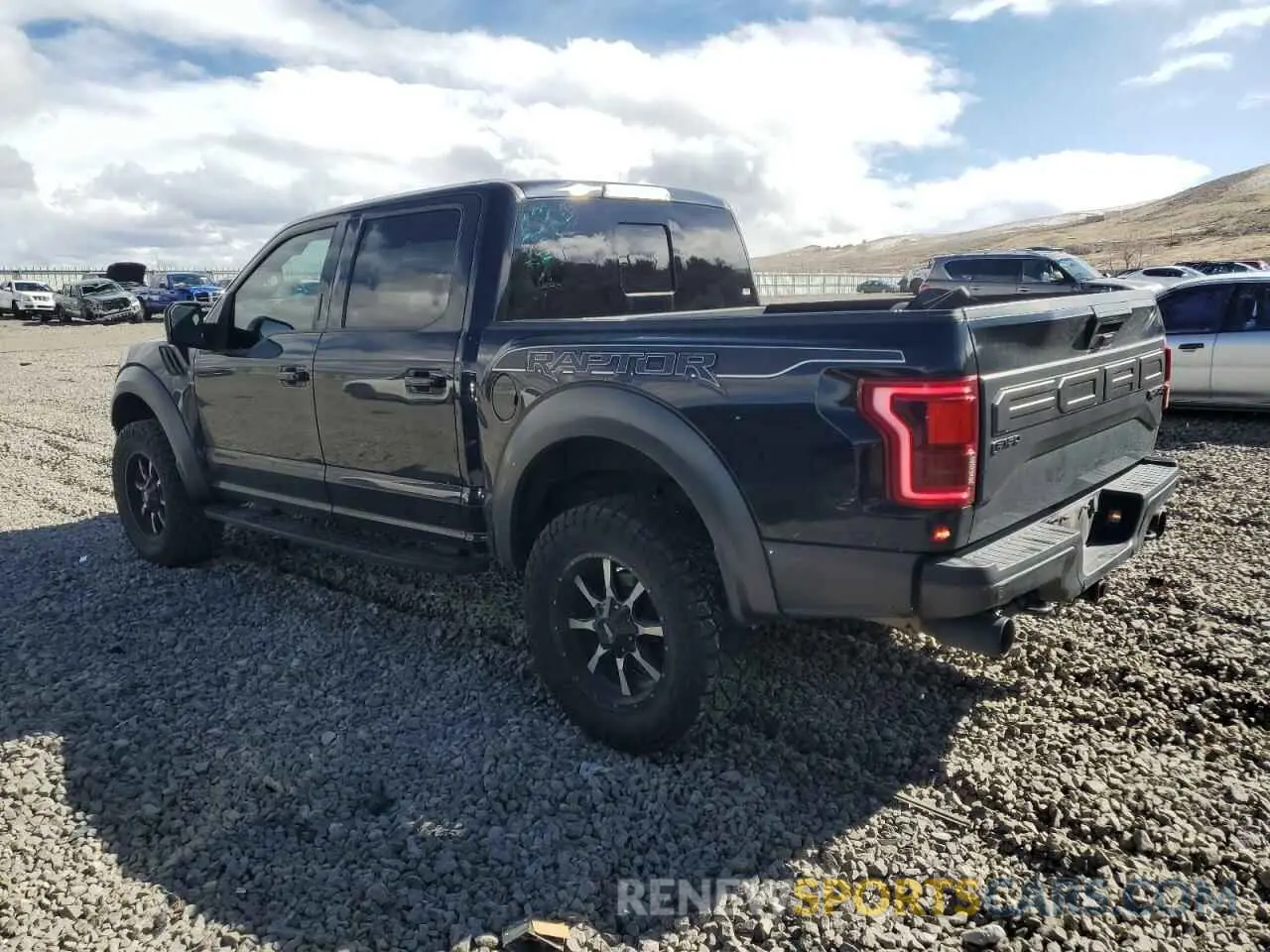 2 fotografías del automóvil dañado 1FTFW1RG0KFD33992 FORD F150 2019