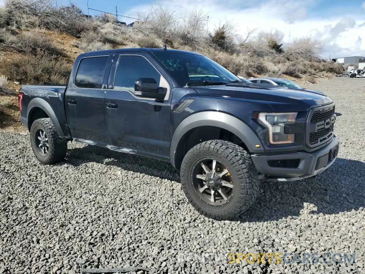 4 fotografías del automóvil dañado 1FTFW1RG0KFD33992 FORD F150 2019