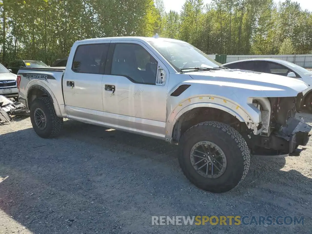 4 fotografías del automóvil dañado 1FTFW1RG1KFC47039 FORD F150 2019
