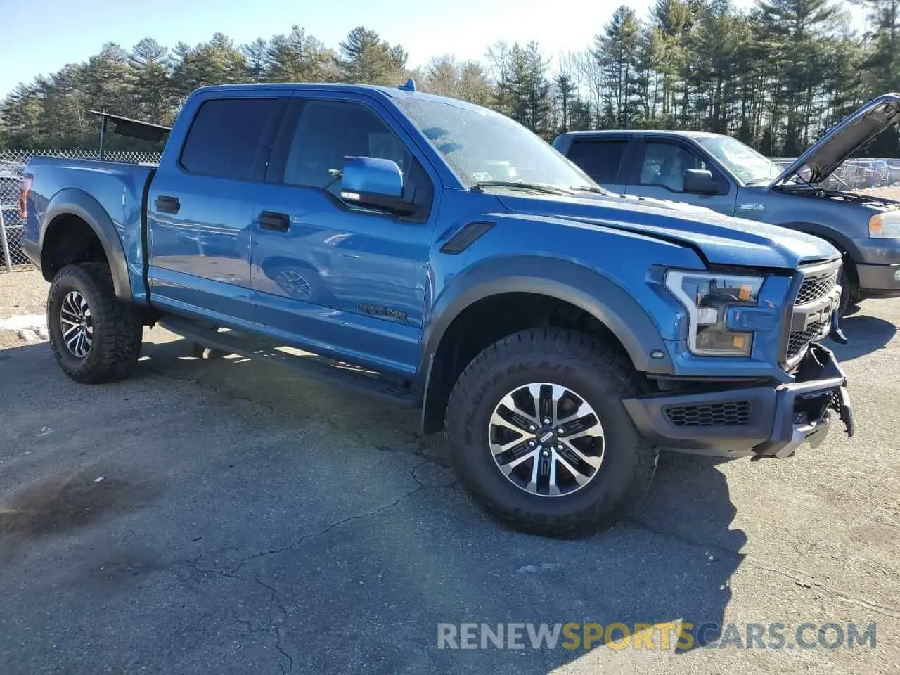 4 fotografías del automóvil dañado 1FTFW1RG2KFA54737 FORD F150 2019