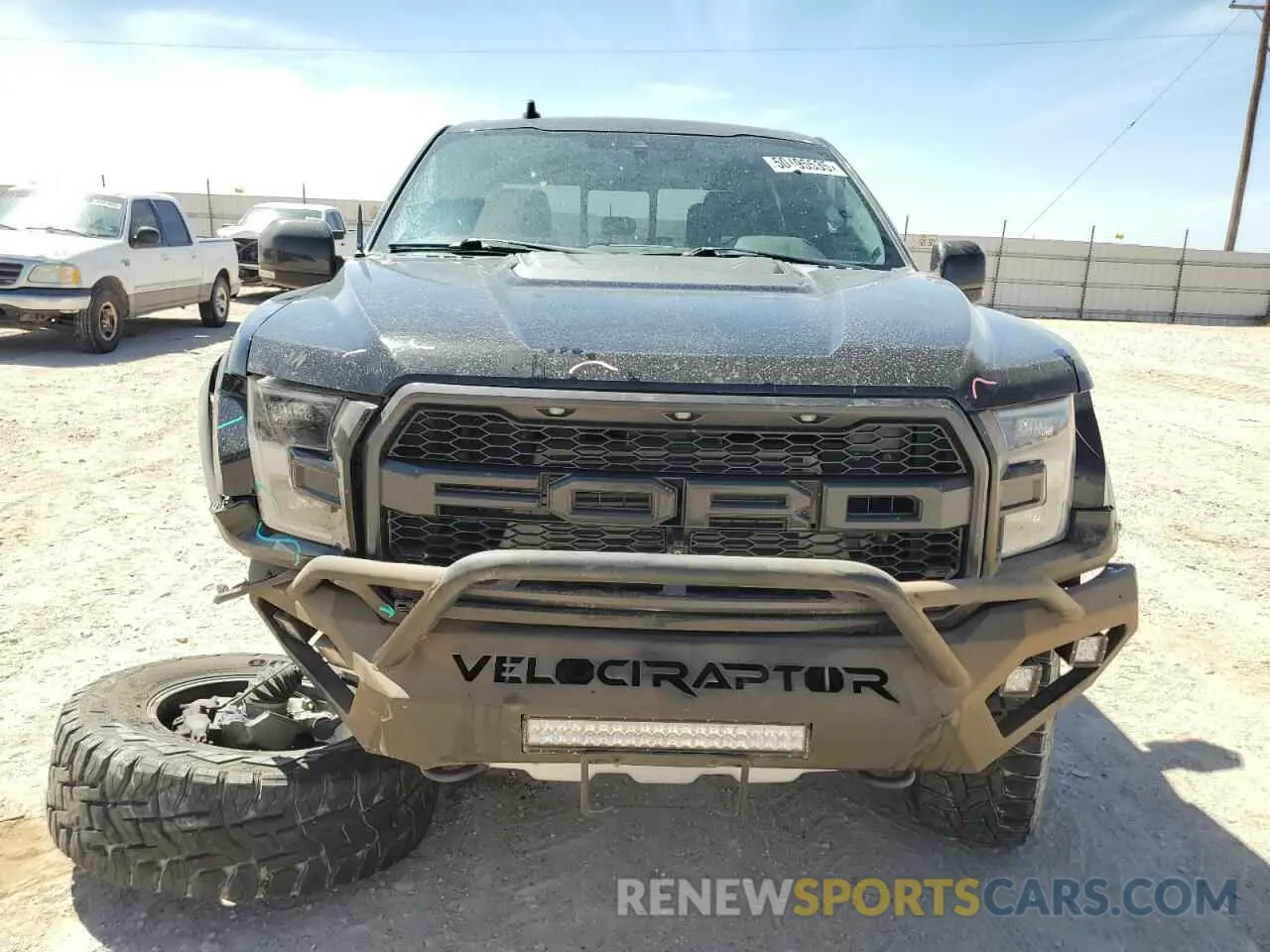 5 fotografías del automóvil dañado 1FTFW1RG8KFB88992 FORD F150 2019