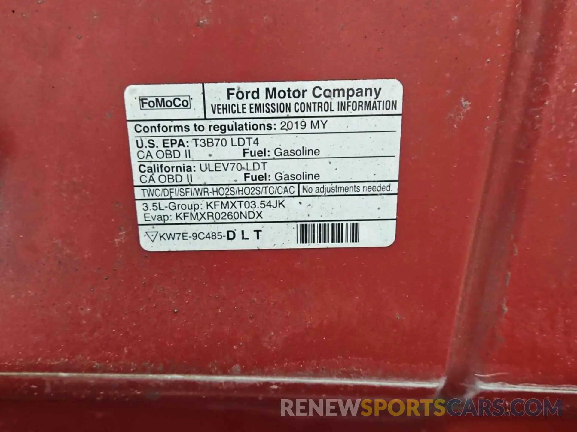 34 fotografías del automóvil dañado 1FTFX1E42KKE85272 FORD F150 2019