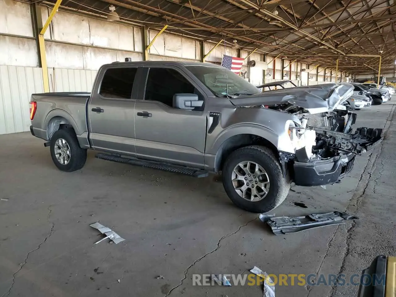 4 fotografías del automóvil dañado 1FTFW1P83NKE90049 FORD F150 2022