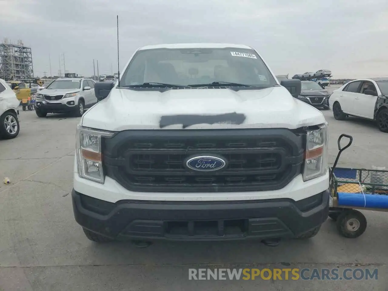 5 fotografías del automóvil dañado 1FTFW1P87NKE81855 FORD F150 2022