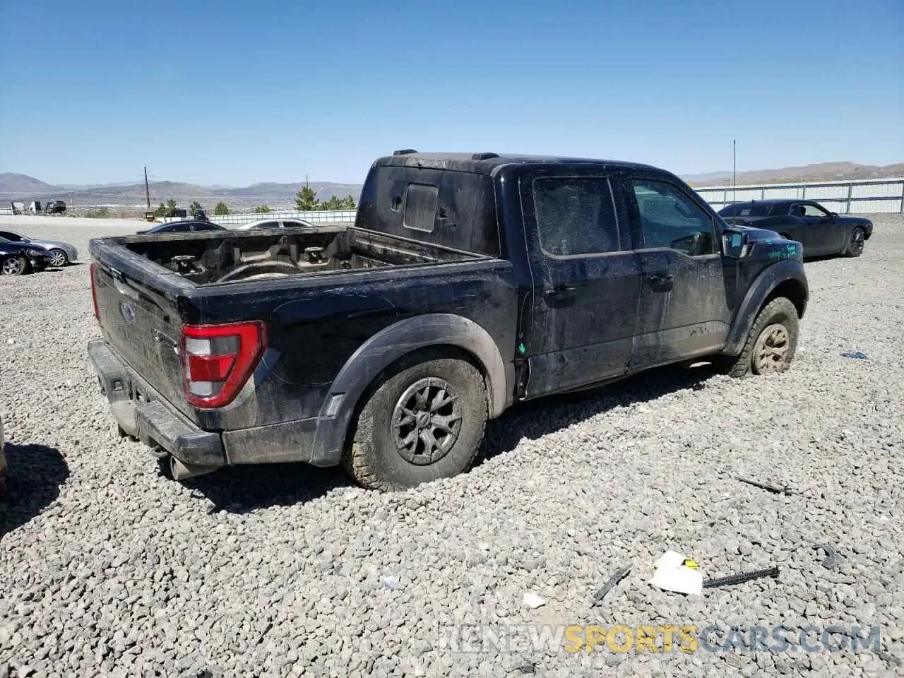 3 fotografías del automóvil dañado 1FTFW1RG2NFB73893 FORD F150 2022
