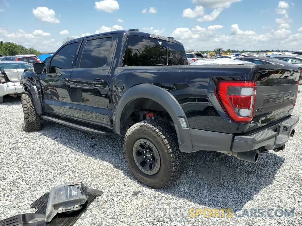 2 fotografías del automóvil dañado 1FTFW1RG9NFA11498 FORD F150 2022