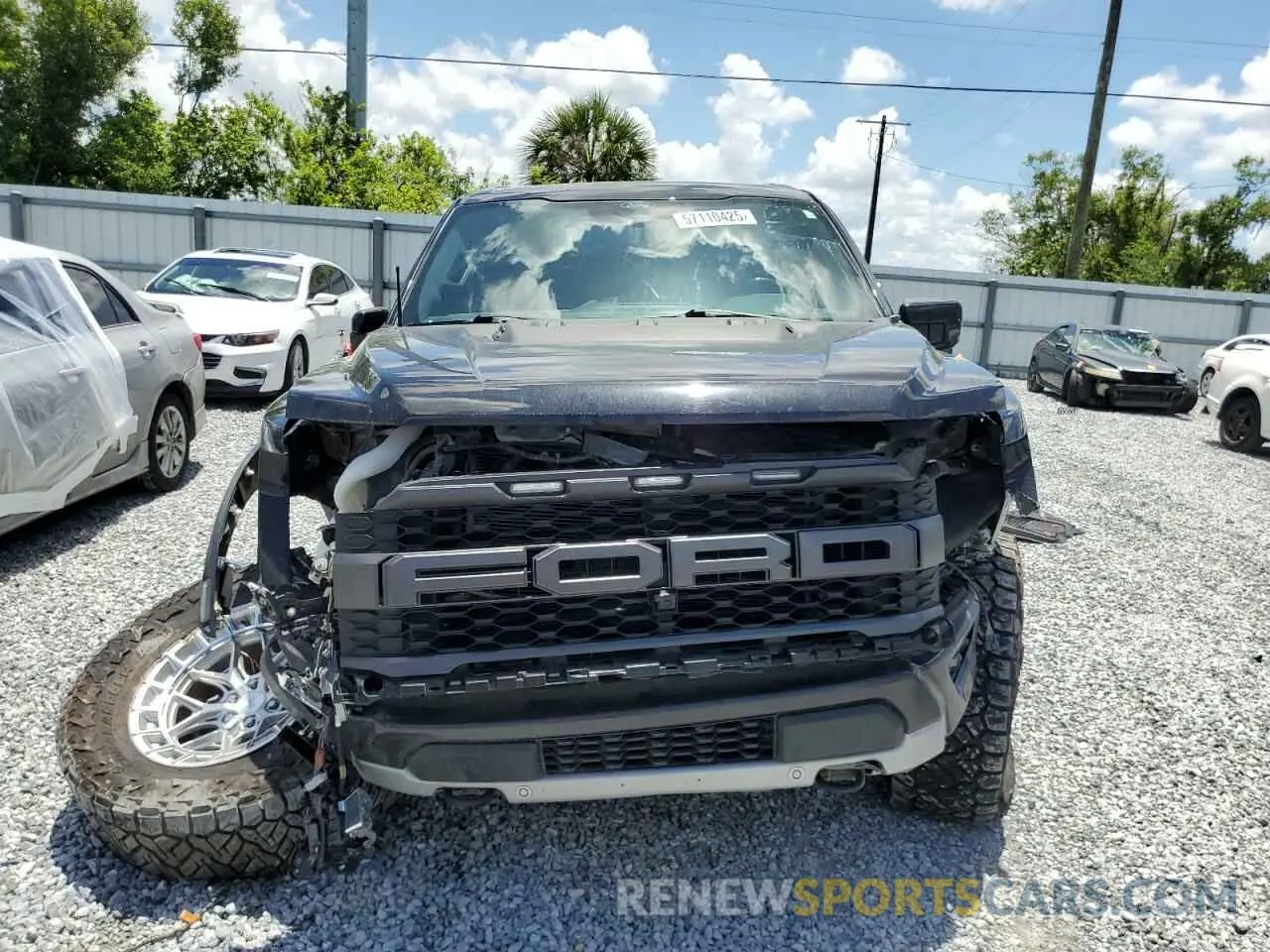5 fotografías del automóvil dañado 1FTFW1RG9NFA11498 FORD F150 2022