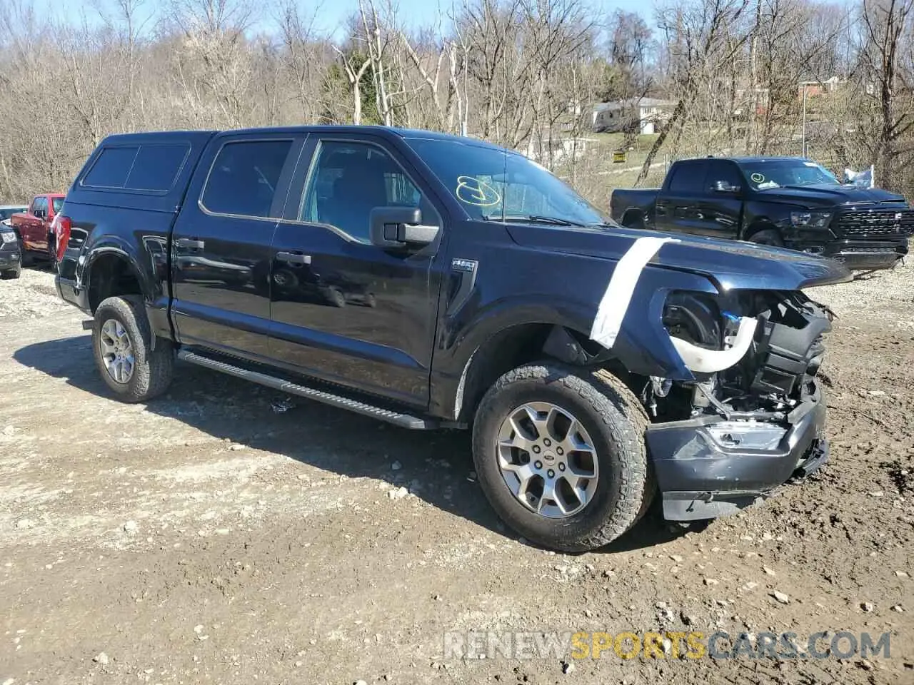 4 fotografías del automóvil dañado 1FTFW1P83PKE89261 FORD F150 2023