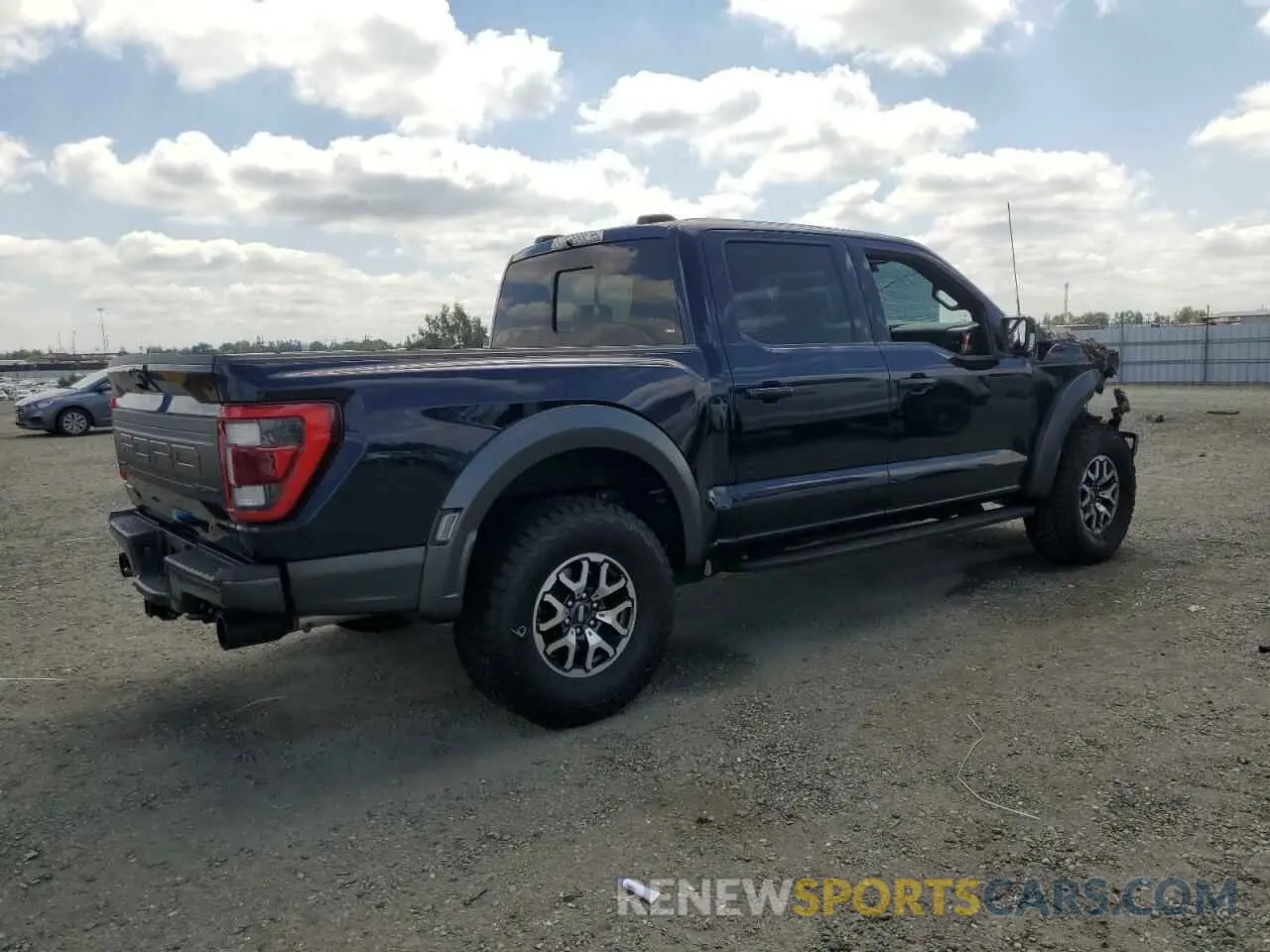 3 fotografías del automóvil dañado 1FTFW1RG3PFB35690 FORD F150 2023