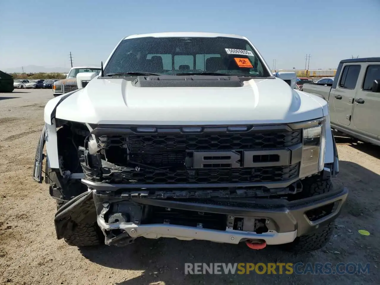 5 fotografías del automóvil dañado 1FTFW1RG8PFB69124 FORD F150 2023