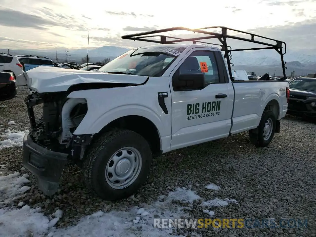 1 fotografías del automóvil dañado 1FTMF1LP2RKE08855 FORD F150 2024