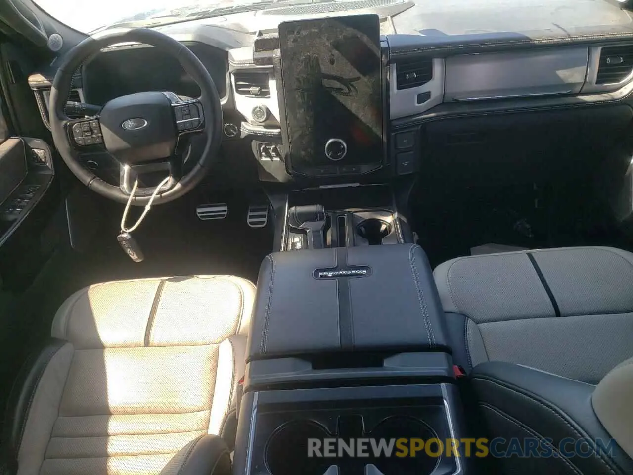 8 fotografías del automóvil dañado 1FT6W1EV2NWG03314 FORD F150 LIGHT 2022