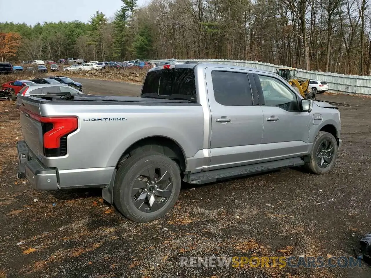 3 fotografías del automóvil dañado 1FT6W1EVXNWG04534 FORD F150 LIGHT 2022