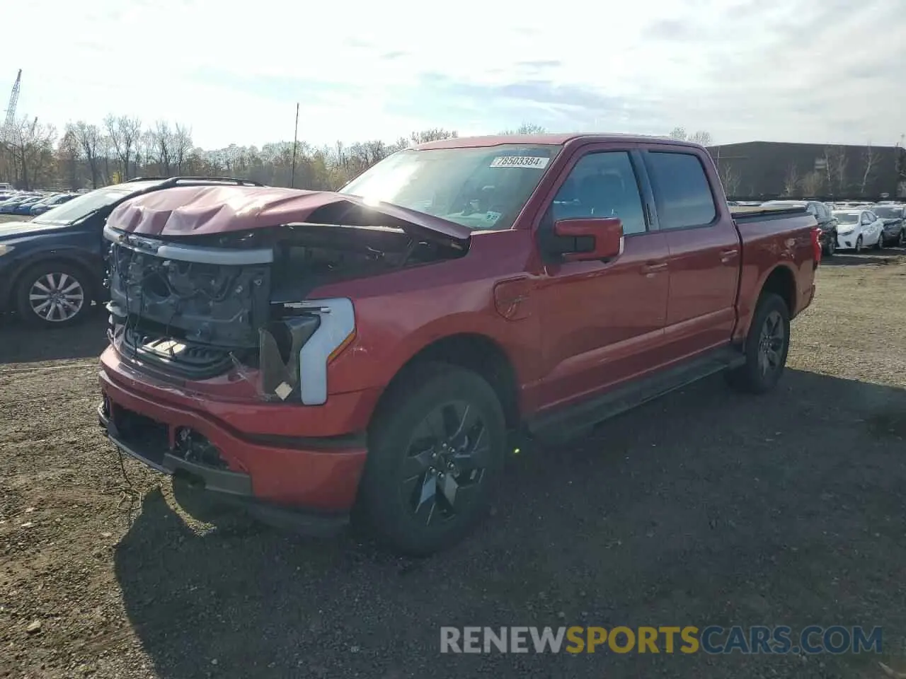 1 fotografías del automóvil dañado 1FTVW1EV1NWG11044 FORD F150 LIGHT 2022