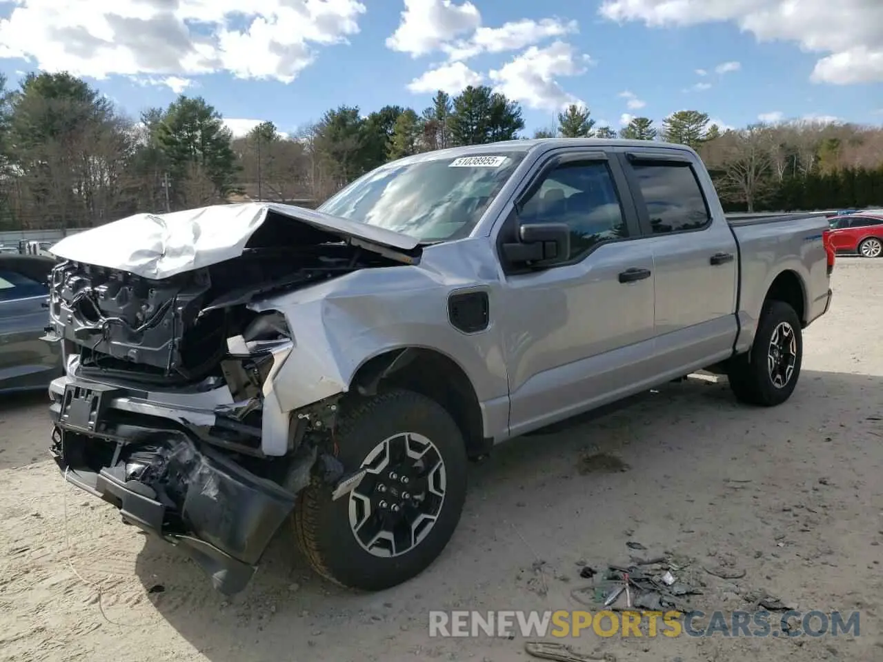 1 fotografías del automóvil dañado 1FTVW1EL4PWG22492 FORD F150 LIGHT 2023