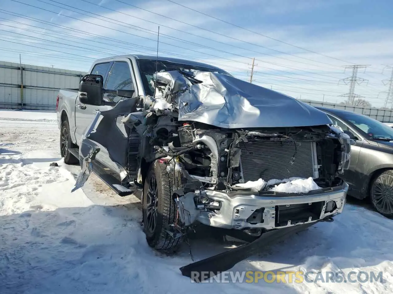 4 fotografías del automóvil dañado 1FTFW7L80RFA22609 FORD F150 PLATI 2024