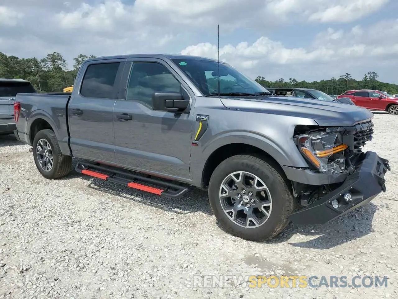 4 fotografías del automóvil dañado 1FTEW2KP2RFA85718 FORD F150 STX 2024