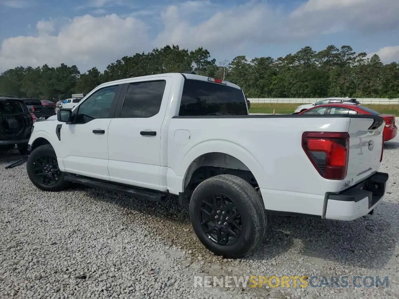 2 fotografías del automóvil dañado 1FTEW2KP2RKD52847 FORD F150 STX 2024