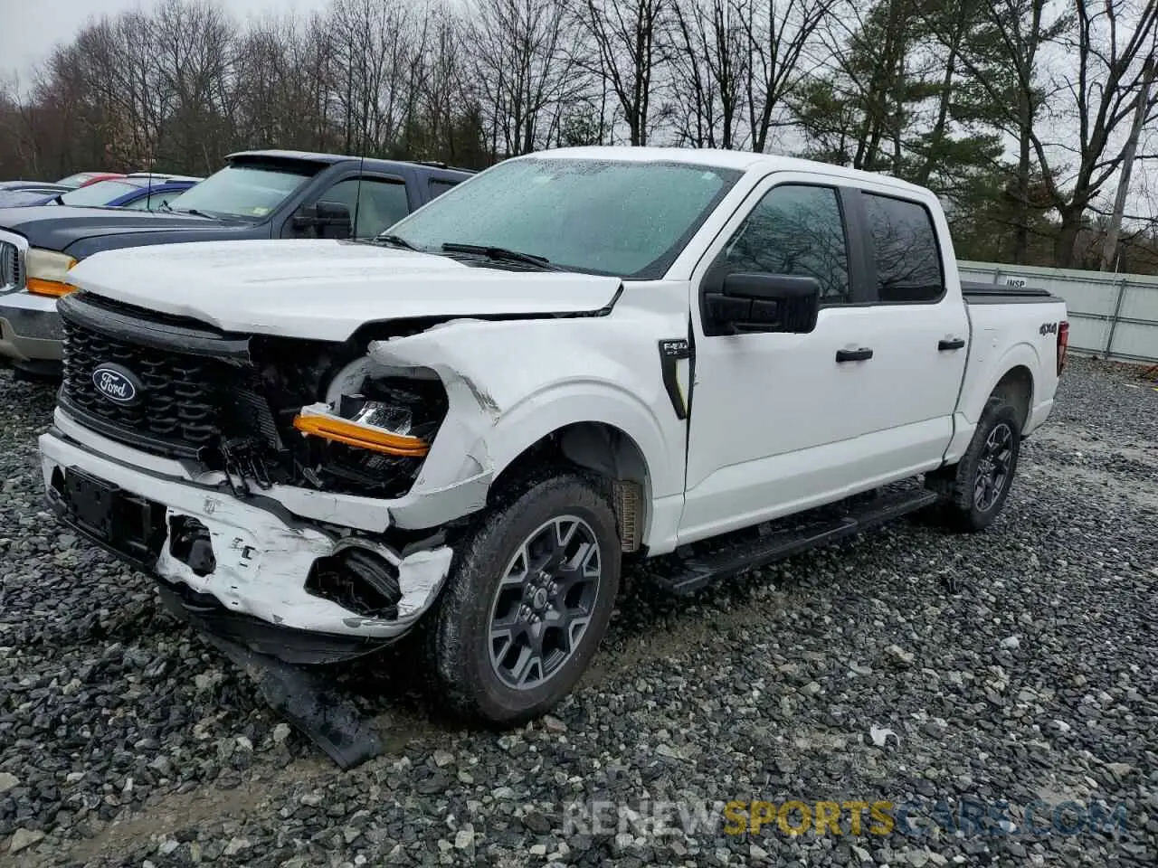 1 fotografías del automóvil dañado 1FTEW2LP0RKD27766 FORD F150 STX 2024