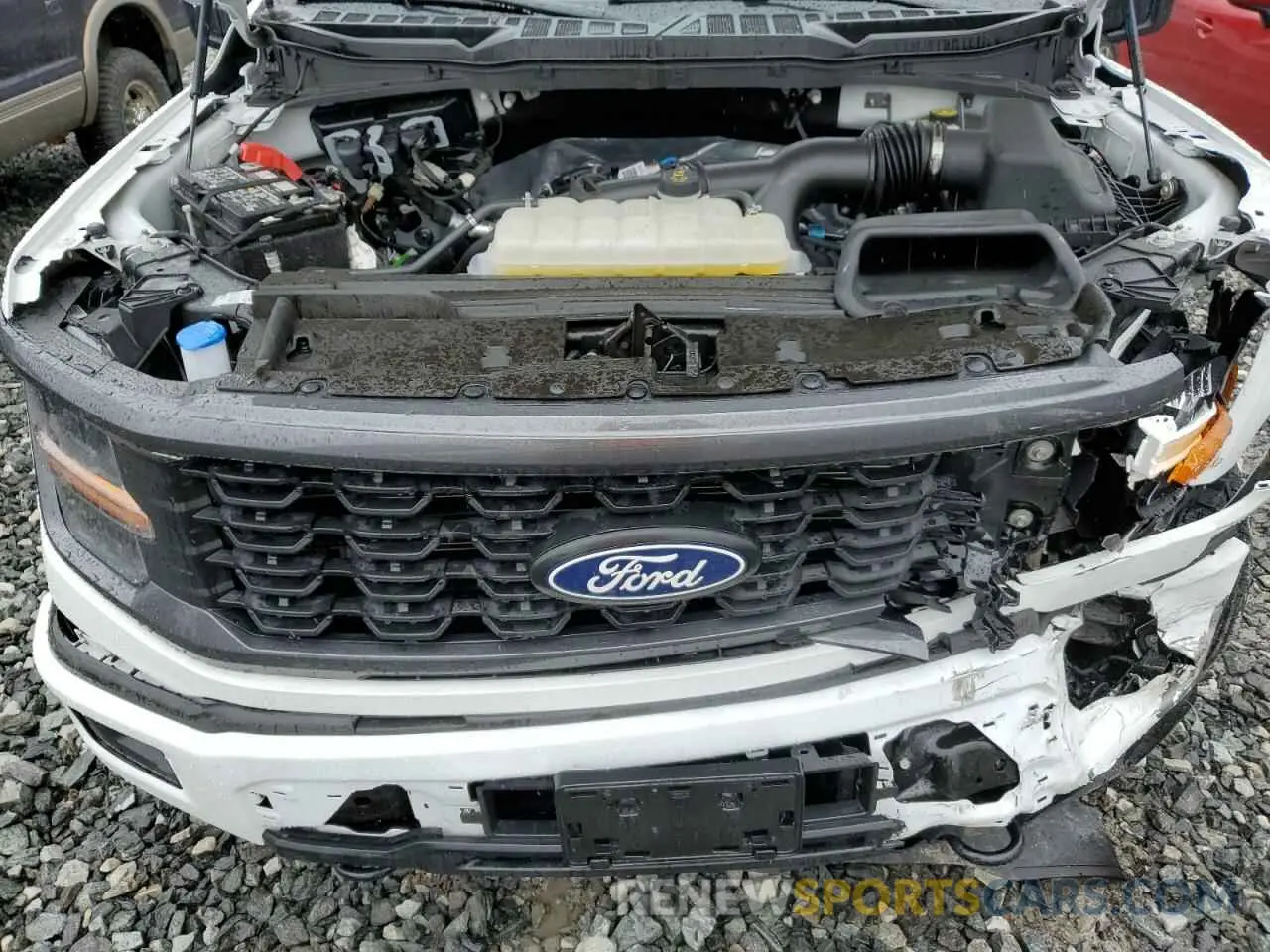 11 fotografías del automóvil dañado 1FTEW2LP0RKD27766 FORD F150 STX 2024