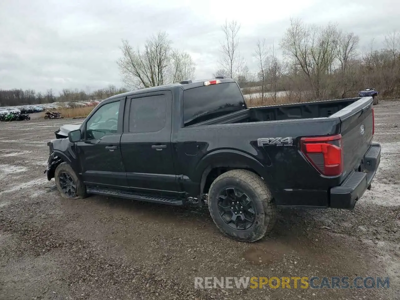 2 fotografías del automóvil dañado 1FTEW2LP1RFB39332 FORD F150 STX 2024