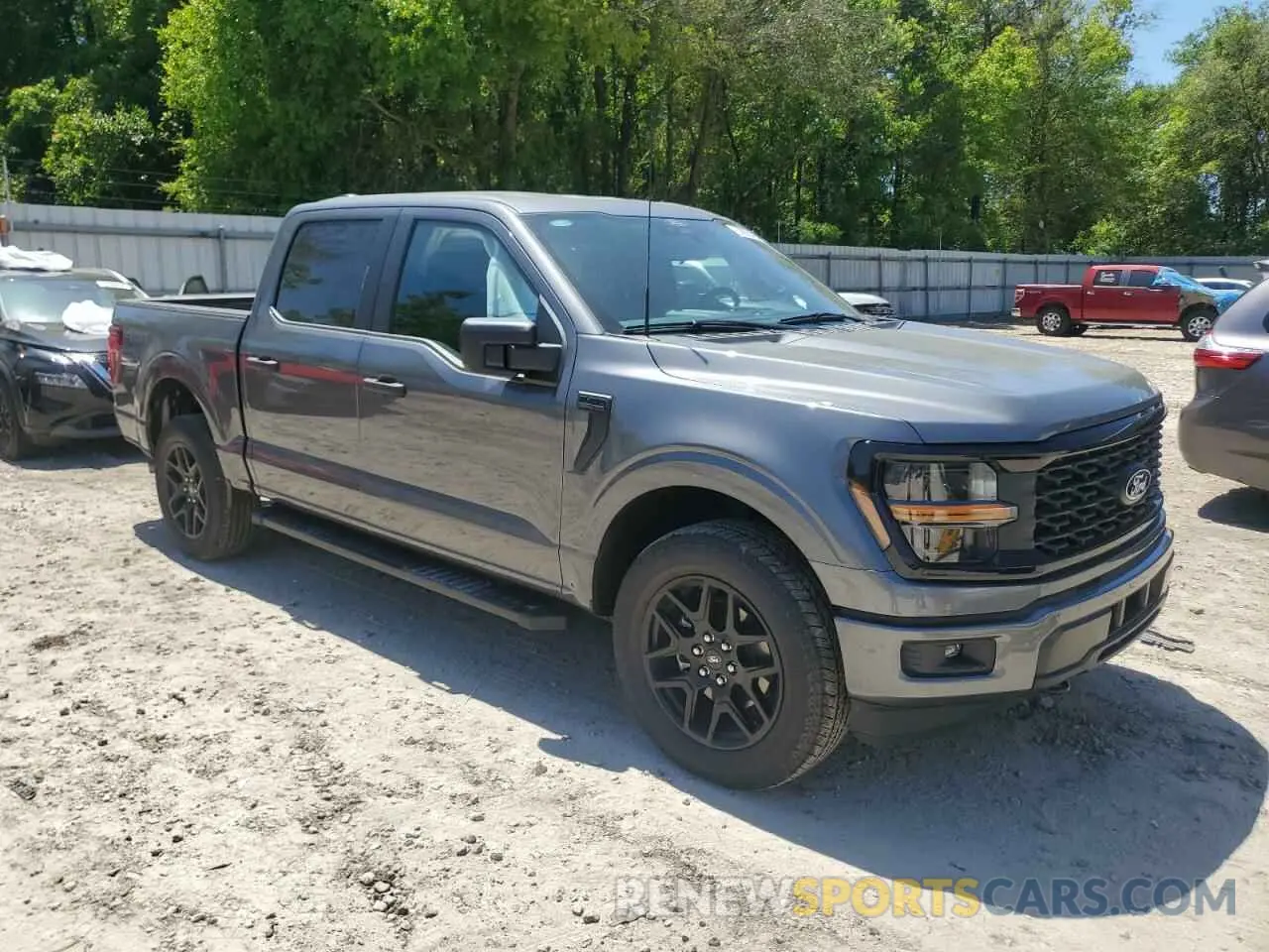 4 fotografías del automóvil dañado 1FTEW2LP3RKF76028 FORD F150 STX 2024
