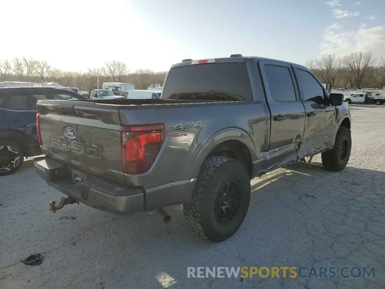 3 fotografías del automóvil dañado 1FTEW2LP7RKD48887 FORD F150 STX 2024