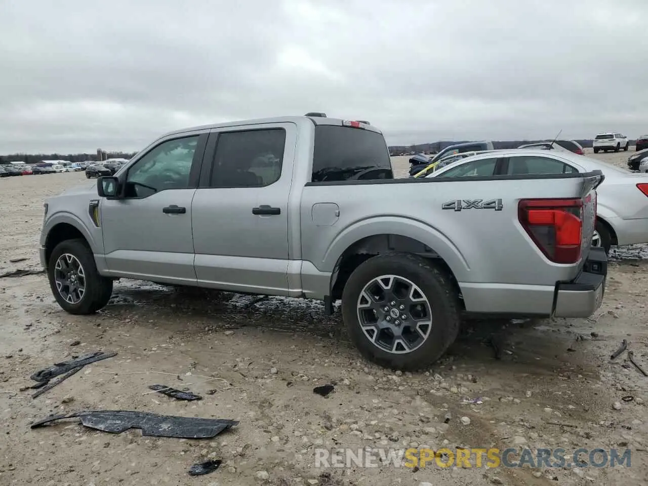 2 fotografías del automóvil dañado 1FTEW2LP8RKF34549 FORD F150 STX 2024